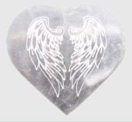 Selenite wing plate 6.5cm