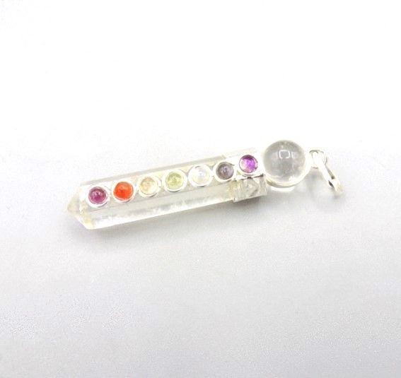 Clear Quartz Chakra Pendant