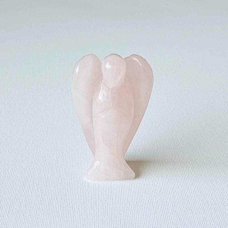 Rose Quartz Angel 8 cm