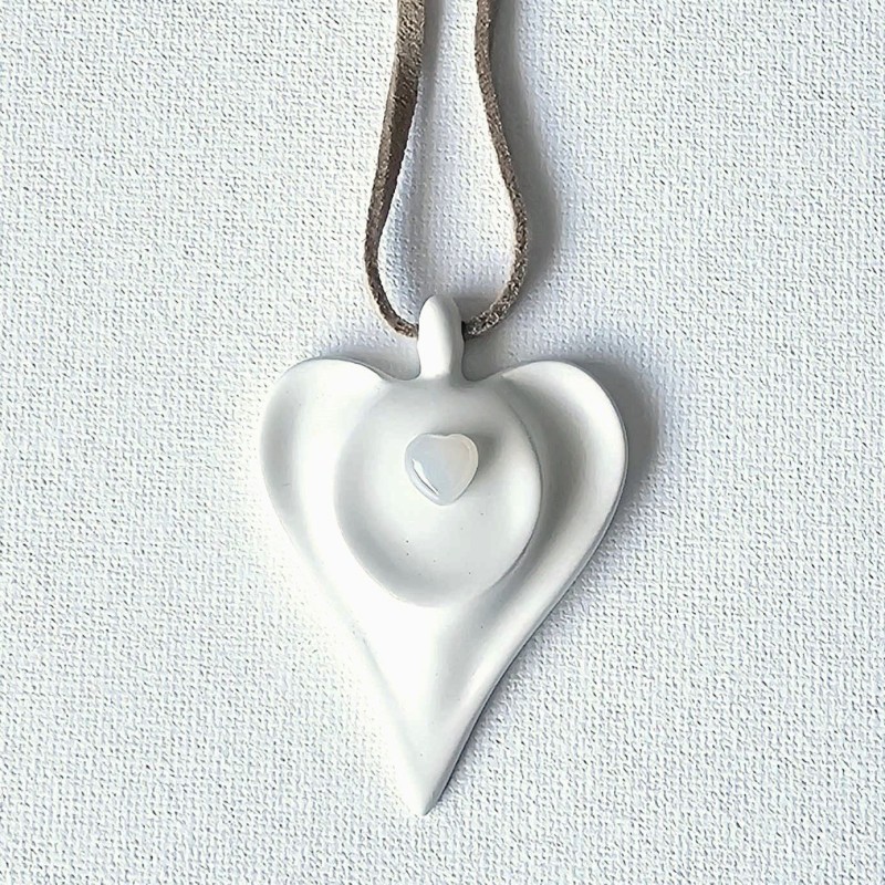 Guardian Angel Necklace Blue lace Agate